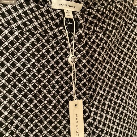 Black & White Max Studio Pants in Size 8 that Seems like a Size 6. NWT. - Picture 3 of 6